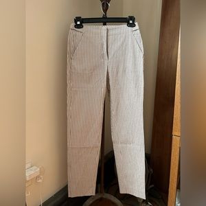Peserico made in Italy seersucker high waist pants